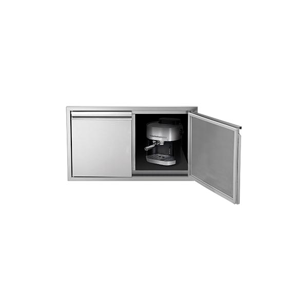 Twin Eagles Grills | 36in Dry Storage Cabinet Open