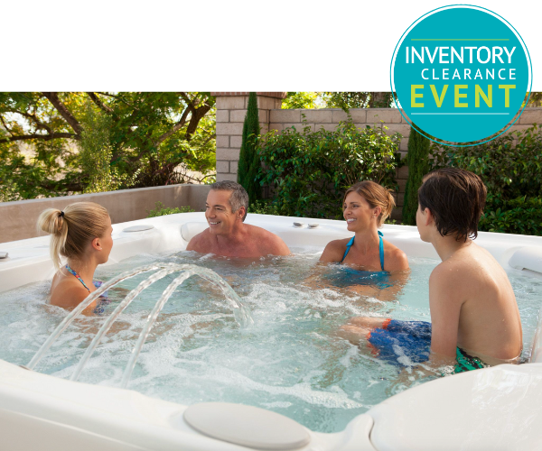 hot tub clearance event